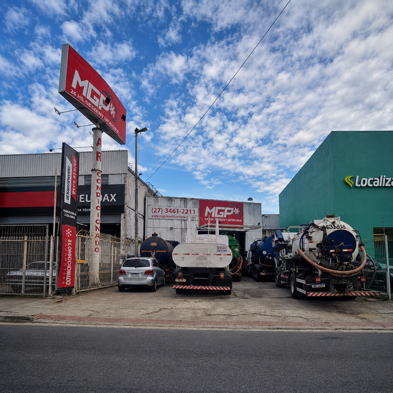 Fachada da MGP Ar-Condicionado Automotivo